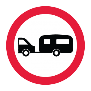 Towed Caravans Prohibited