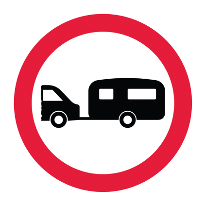 Towed Caravans Prohibited