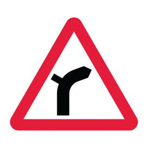 Junction on Bend Ahead Right